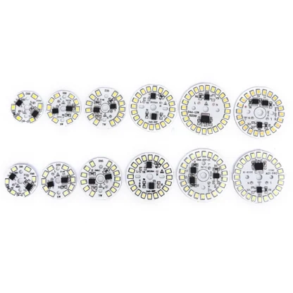 Lámpara de parche de bulbo de 220V LED placa SMD módulo Circular Placa de fuente de luz para bombilla