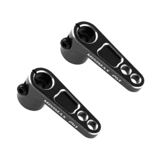 2 uds Metal 25T Servo cuerno Servo brazo Compatible con Futaba Savox Power HD Servo para 1/8 1/10 RC todoterreno Drift Car,2