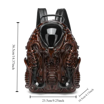Mochila con forma Cyberpunk nueva tendencia mochila hombres y mujeres mucho