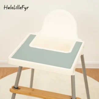 Mantel Individual para silla alta de bebé, tapete de mesa de silicona suave, fácil de limpiar, Gadget de cocina, vajilla para niños pequeños, accesorios de alimentación para bebés