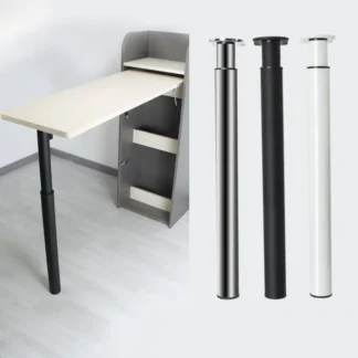 Patas de mesa plegables de alta resistencia, columna de soporte de pie de barra telescópica ajustable, soporte de pie de escritorio de comedor, 70-120CM