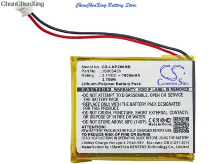 Cameron Sino Batería de 1000 mAh JS 803438   para Luvion Platino 2