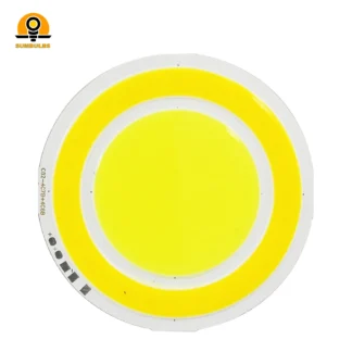 Diodo LED COB redondo de doble Color, Bombilla para interior y exterior, 82mm, 12V, 3000K, 6500K, 4w, bricolaje, promoción de tienda, nueva