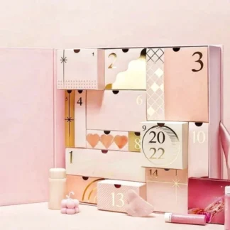 Caja de cartón con logotipo personalizado, Cajas de Regalo vacías con calendario de adviento, embalaje de cosméticos, caja misteriosa