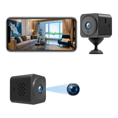 Cámara de vigilancia 4K 1080P HD para interiores, videocámara con Wifi, transmisión en vivo, aplicación para teléfono móvil, interior con batería