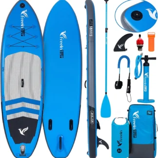 Tabla de Paddle de pie para sup Explorer SUP, remo inflable de pie, 10 '2 "/ 11' x33 x6, paleta de fibra de vidrio, bomba de doble acción, R