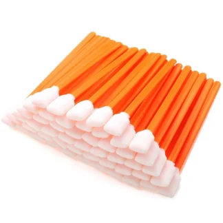 100 Uds hisopos de espuma palos de esponja para detalles de sala limpia para impresora de inyección de tinta, instrumentos ópticos, sensores de cámara
