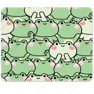 Alfombrilla de ratón de rana bonita para ordenadores portátiles, suministros de oficina, alfombrilla de ratón antideslizante adecuada para juegos, trabajo y estudio