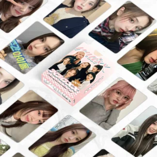 55 Uds NMIXX Idol nueva serie Lomo tarjetas HD Printd tarjetas fotográficas postales láser de alta calidad LILY HAEWON SULLYOON BAE regalos para seguidores