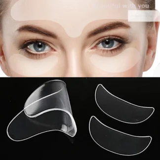 Almohadilla facial antienvejecimiento Invisible para la frente, parche de silicona reutilizable de grado médico para prevenir arrugas, 3 uds.