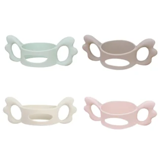 Asas de silicona para biberón de cuello ancho con asa para biberón de boca ancha de 60 mm