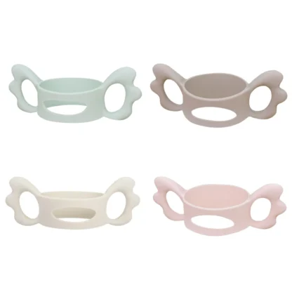 Asas de silicona para biberón de cuello ancho con asa para biberón de boca ancha de 60 mm