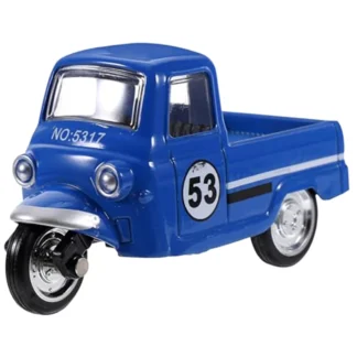 Modelo de triciclo vintage, adorno de triciclo, modelo de coche de triciclo, adorno de coche, adornos de coche de escritorio, estatua-C