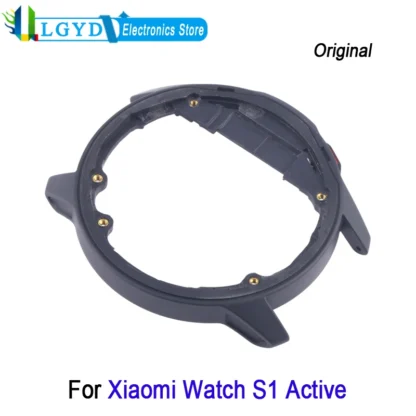 Marco de reloj de Metal para Xiaomi Watch S1, reloj inteligente activo, marco de pantalla LCD, pieza de repuesto de placa de bisel