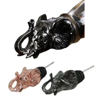 Arte Creativo de alta calidad con caños para vino, exquisita cabeza de elefante sagrado, Whisky, Vodka, Boca de vino, adornos artesanales para Bar en casa