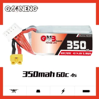 GAONENG-batería LiPo de 350mAh, 4S 60C 120C 14,8 V XT30, hélice de 2 a 2,5 pulgadas, FPV, tamaño de 90 a 150mm, Drones sin escobillas, DJI FPV
