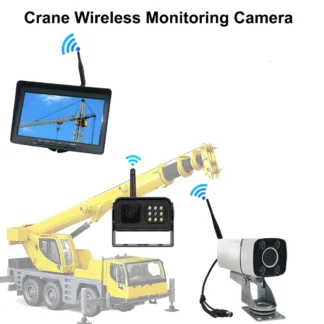 Cámara de grúa de 3MP y 8MM para coche, Zoom inalámbrico, marcha atrás, amplificación trasera, pantalla Digital de alta definición, visión nocturna a todo Color