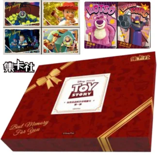 Tarjeta de colección de Toy Story para niños, tarjeta de juego limitada de Buzz Lightyear, perro Slinky, Popular, animado americano, juguetes de mesa