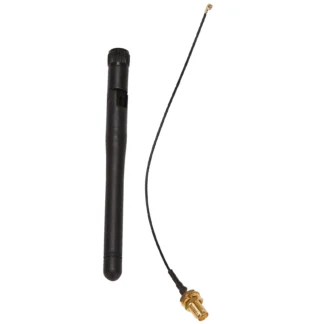 Antena de 433Mhz 5Dbi GSM RP-SMA enchufe de goma impermeable Lorawan antena + IPX a SMA extensión de Cable pequeño