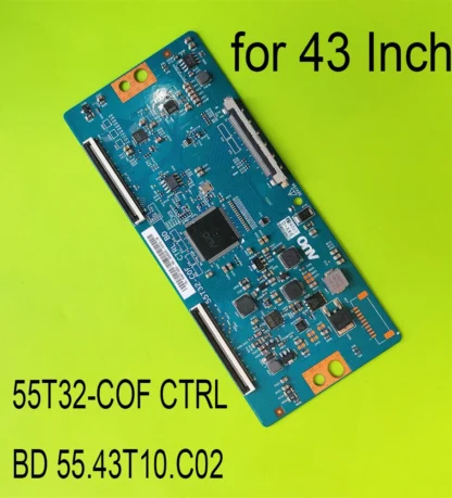 Placa lógica T-CON 55T32-COF CTRL BD 55.43t10.c02 is para 43S405TCAA 43S405TDAA 43S421LEAA 43S421TEAA 43S425 43S425LACA 43S425TACA