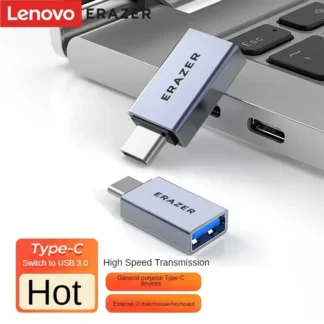 Lenovo ERAZER-Adaptador tipo C USB 3,0, unidad USB de expansión, Cable de datos OTG, USB-C de expansión, estación de acoplamiento, convertidor, cabezal Universal
