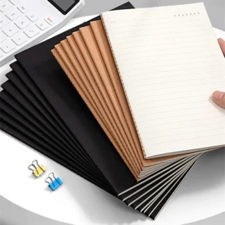 Cuaderno de papel Kraft A5 forrado, cuadrícula en blanco, diario, cuaderno de bocetos, pintura, dibujo, Graffiti, Bloc de notas, papelería escolar
