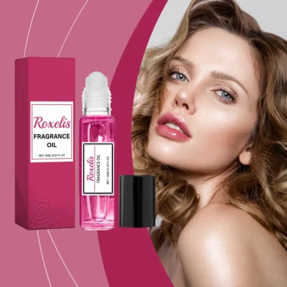 Roxalis-Perfume de feromonas con rodamiento de bolas para mujer, fragancia de aceite de rosa, colonia de larga duración para atraer a los hombres
