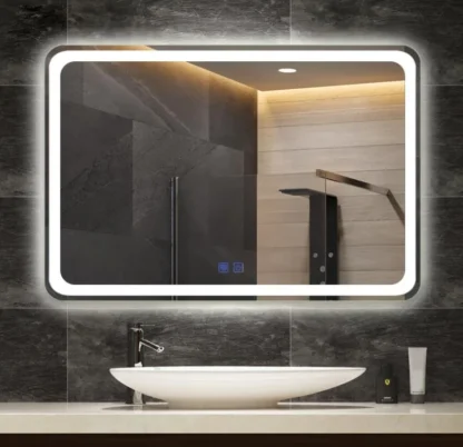 Iluminación Led con Sensor táctil inteligente, Control de espejo de baño, novedad