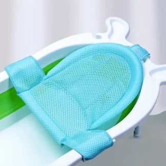 Soporte de baño para bebé, juego de bañera antideslizante de seguridad, almohadilla para cuna de ducha para recién nacido, alfombrilla de soporte para ducha, cojín de malla para baño de bebé