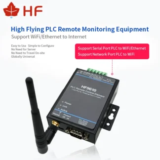 HF9610 PLC Control remoto Descarga Módulo de monitoreo Serial Compatible con Mitsubishi, Siemens, Omron, Schneider, Panasonic, plc wifi