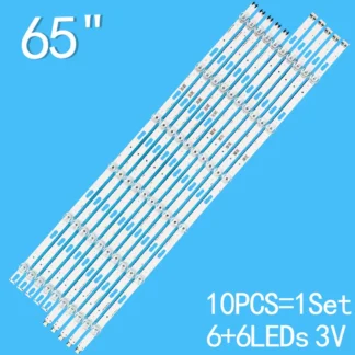 Tira de luz LED para TV SAMSUNG, para modelos UE65TU7105, UN65TU8200, UN65TU8000, UN65TU7000, BN96, 50314A, LM41, 00876A, V0T7, 650SMB, R0 J, novedad de 100%, 10 unidades/Kit