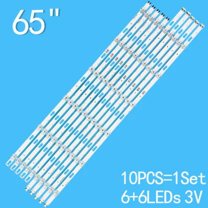 Tira de luz LED para TV SAMSUNG, para modelos UE65TU7105, UN65TU8200, UN65TU8000, UN65TU7000, BN96, 50314A, LM41, 00876A, V0T7, 650SMB, R0 J, novedad de 100%, 10 unidades/Kit