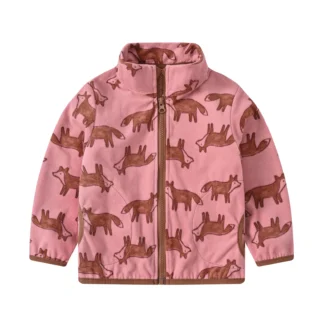 Chaqueta de felpa de zorro para niñas, abrigo de princesa de manga larga con cremallera, moda, regalo de cumpleaños, nuevo, 1, 2, 3, 4, 5 y 6 años