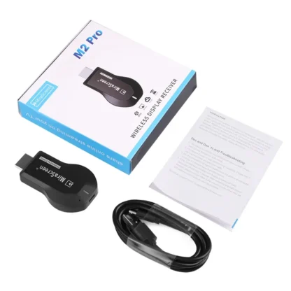 M2 Pro TV Stick Wifi inalámbrico 1080P HDTV proyector Monitor pantalla espejo receptor adaptador para IOS Android DLNA Miracast