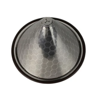 Filtro de café de acero inoxidable, reutilizable, para verter sobre el filtro de café, filtro para cafetera, embudo colador de goteo de café