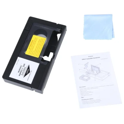 Adaptador convertidor cinta VHSC a VHS calidad para conservar recuerdos, fácil operar