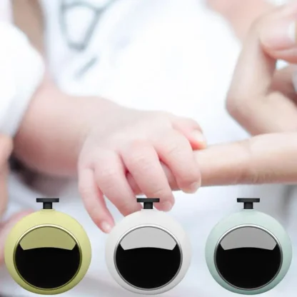 Recortador de uñas eléctrico para bebés, herramienta pulidora de uñas, cortaúñas para bebés, cortador de dedos de los pies, herramienta de manicura para bebés y adultos