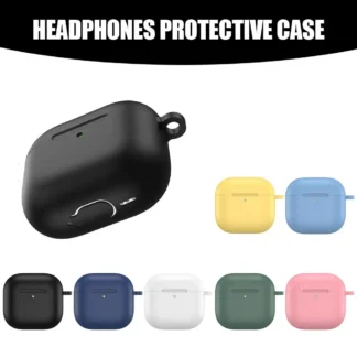 Adecuado para Airpods4, silicona de Color sólido de una pieza, multicolor opcional R4y8