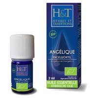 Aceite esencial de raíz de angélica (Angelica archangelica) Orgánico 2 ml de aceite esencial - Herbes & Traditions