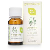 Aceite Esencial Orgánicos De Citronela 10 ml (Cítrico) - Greenatural