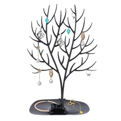 Pendientes de asta de ciervo, collar, anillo, colgante, soporte para pulsera, soporte para presentación de joyería, estantes de almacenamiento de árbol, bandeja organizadora