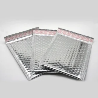 10 unids/lote bolsa de envío de burbujas de aluminio plateada sobres acolchados bolsa de correo de burbujas bolsa de regalo de papel de aluminio envoltura de embalaje