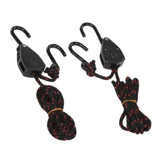 Colgador de luz ajustable de 1/8 pulgadas para cultivo interior, accesorios para el hogar, tienda de campaña, caja de habitación, 2 uds.