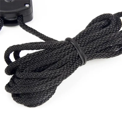 Trinquete de cuerda de 1/8 ", 2 piezas, 1 paquete, Reflector resistente, luz de cultivo, perchas ajustables, elevadores de luz para Panel de lámpara LED de cultivo HPS