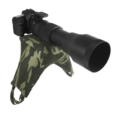 Bolsa de frijoles fotográfica con almohada para ventana de lente de cámara DSLR (con cremallera debe cargar automáticamente) bolsa vacía
