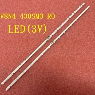 2 uds retroiluminación LED para Samsung UE43NU7470 UE43RU7410U UE43RU7025K UE43RU7400 V8N4-430SM0-R0 BN96-46053A CY-NR043HGHV1V