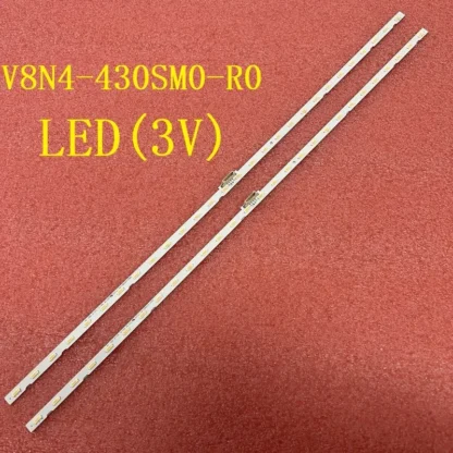 2 uds retroiluminación LED para Samsung UE43NU7470 UE43RU7410U UE43RU7025K UE43RU7400 V8N4-430SM0-R0 BN96-46053A CY-NR043HGHV1V