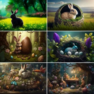 Beenle-Fondo de fotografía de Pascua y primavera, telón de vinilo para estudio fotográfico, conejo, flor, huevo, recién nacido, cumpleaños de bebé