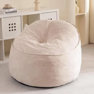 Silla tipo puf para adultos, sofá perezoso Sherpa, silla tipo puf con bolsillos, sofá tipo puf para sala de estar, silla decorativa, silla de suelo
