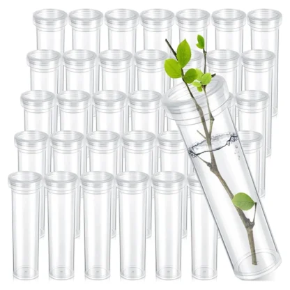 Tubos florales para flores, tubos de agua para lechada, 50 piezas